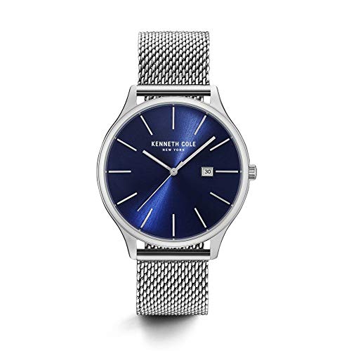Kenneth Cole Herren analog Quarz Uhr mit Edelstahl Armband KC15096004 von Kenneth Cole New York