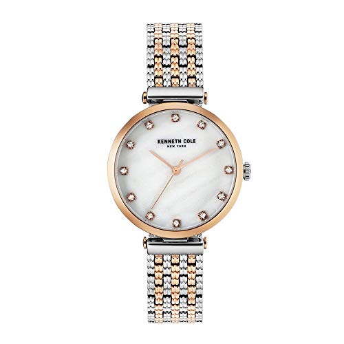 Kenneth Cole New York Damen-Armbanduhr Analog Quarz Edelstahl KC50256003 von Kenneth Cole