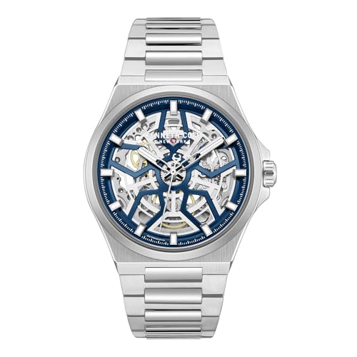 Kenneth Cole New York Herren-Automatikuhr, Blau: Edelstahl, Mens Standard, Automatisch von Kenneth Cole New York