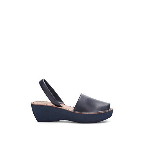 Kenneth Cole REACTION Damen Feines Glas Keilabsatz-Sandale, Navy, 35.5 EU von Kenneth Cole REACTION