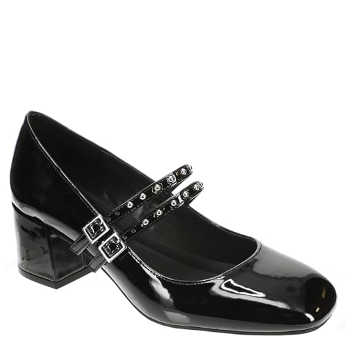 Kenneth Cole REACTION Damen Leeann Studs Pumps, schwarzer Lack, 38 EU von Kenneth Cole REACTION