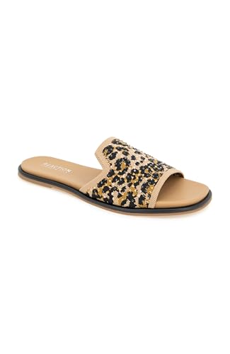 Kenneth Cole REACTION Damen Warmth Flache Sandale, Leopardenstrick, 39 EU Kenneth Cole REACTION Damen Warmth Flache Sandale, Leopardenstrick, 39 EU von Kenneth Cole REACTION