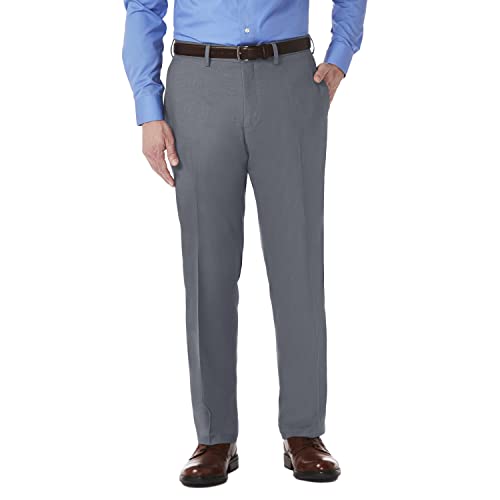 Kenneth Cole REACTION Herren Stretch Modern Fit Flat-Front Hose, grau dunkel, 32W / 29L von Kenneth Cole REACTION