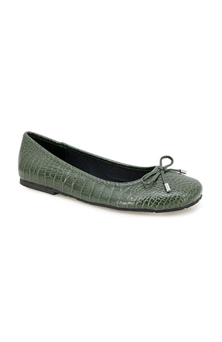 Kenneth Cole Reaction Damen Elstree Ballerinas, Olive Croco, 37 EU Kenneth Cole Reaction Damen Elstree Ballerinas, Olive Croco, 37 EU von Kenneth Cole REACTION