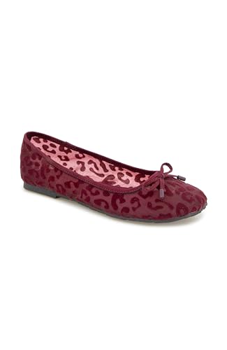 Kenneth Cole Reaction Damen Elstree Ballerinas, Roter Leoparden-Mesh, 39 EU von Kenneth Cole REACTION