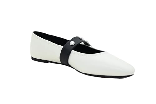 Kenneth Cole Reaction Damen Maxi Ballerinas, Ecru/Schwarz, 39.5 EU von Kenneth Cole REACTION