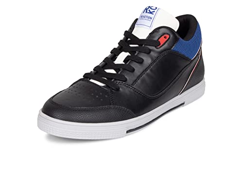 Kenneth Cole Reaction Herren Trace Mid Classic Sneakers Textilfutter mit gepolstertem Fußbett, schwarz, 43 EU von Kenneth Cole REACTION