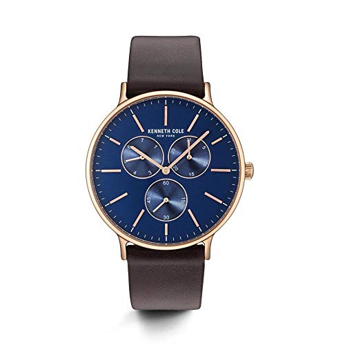 Kenneth Cole Herren Analog Quarz Uhr mit Leder Armband KC14946005 Kenneth Cole Herren Analog Quarz Uhr mit Leder Armband KC14946005 von Kenneth Cole
