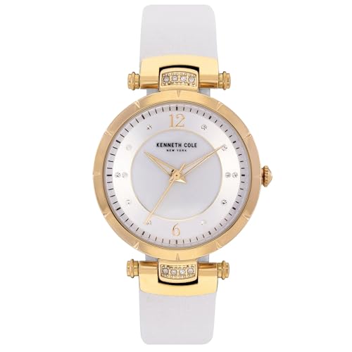 Kenneth Cole Damen-Armbanduhr Classic Mop KC50963003 Gold Polyurethane Quarz von Kenneth Cole