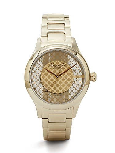 Kenneth Cole Damen Analog Japanisch Quarz Uhr mit Edelstahl Armband 10026010 von Kenneth Cole