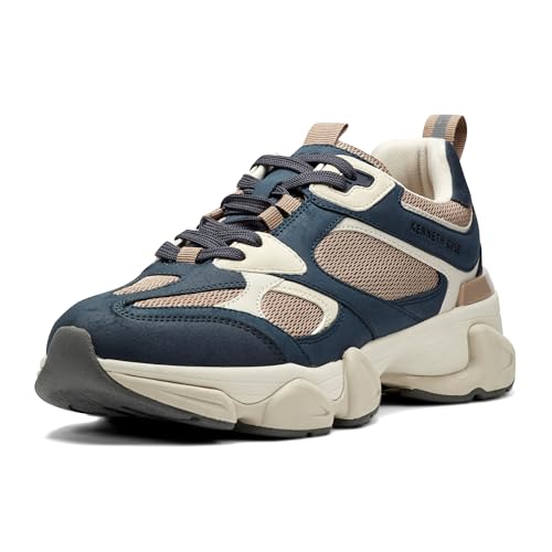 Kenneth Cole Herren Alder Sneaker, Taupe/Dunkelgrau Multi von Kenneth Cole