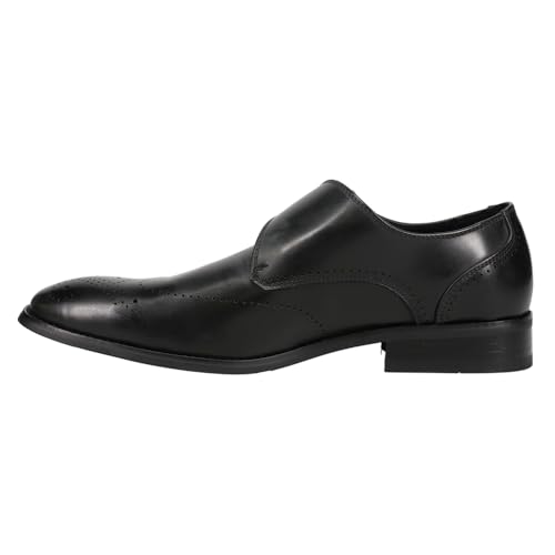 Kenneth Cole Herren Cheer Unlisted Blake Single Monk Strap Loafer, Schwarz, 41.5 EU von Kenneth Cole