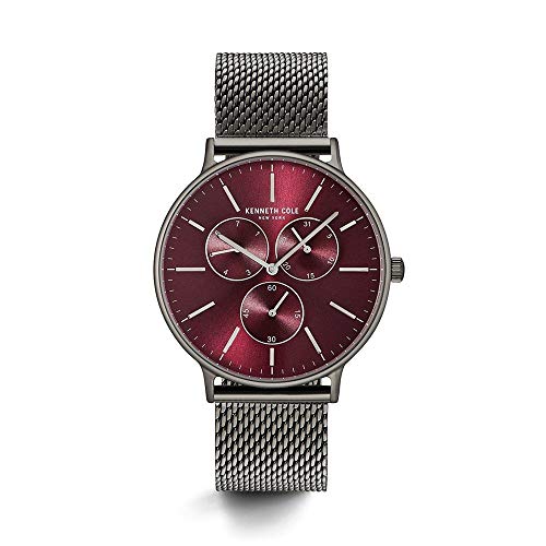 Kenneth Cole Herren analog Quarz Uhr mit Edelstahl Armband KC14946012 von Kenneth Cole
