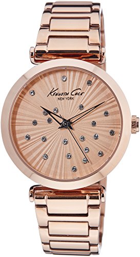 Kenneth Cole KC0019 – Uhr für Frauen, Edelstahl-Armband Rose Gold von Kenneth Cole