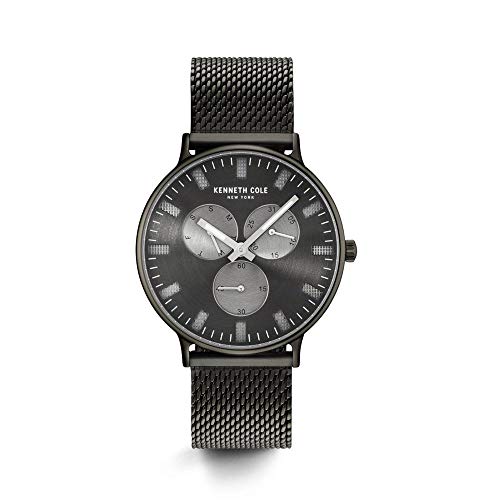 Kenneth Cole Uni-Erwachsene analog Quarz Uhr mit Edelstahl Armband KC14946015 Kenneth Cole Uni-Erwachsene analog Quarz Uhr mit Edelstahl Armband KC14946015 von Kenneth Cole