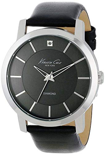 Kenneth Cole Damen Analog Quarz Uhr mit Leder Armband 10008056 von Kenneth Cole New York