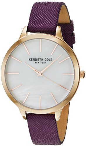 Keneth Cole Femme Uhr Analogique Quartz mit Cuir Armband KC15056002 von Kenneth Cole
