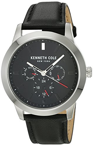 Kenneth Cole New York Herren-Armbanduhr Analog Quarz Leder KC15102001 von Kenneth Cole