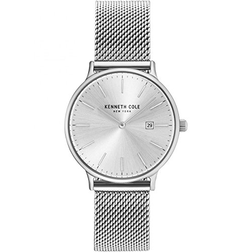 Kenneth Cole Damen Analog Quarz Uhr mit Edelstahl Armband KC15057007 von Kenneth Cole