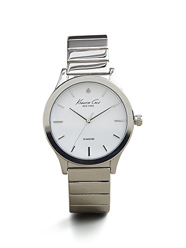 Kenneth Cole Unisex Erwachsene Quarz Uhr mit Edelstahl Armband 10029580 von Kenneth Cole