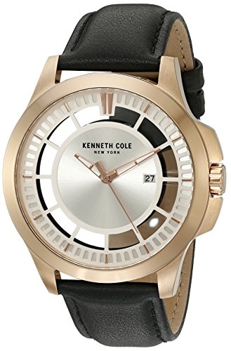 Kenneth Cole Herren-Armbanduhr 45mm Armband Kalbsleder Schwarz Quarz 10027460 Kenneth Cole Herren-Armbanduhr 45mm Armband Kalbsleder Schwarz Quarz 10027460 von Kenneth Cole