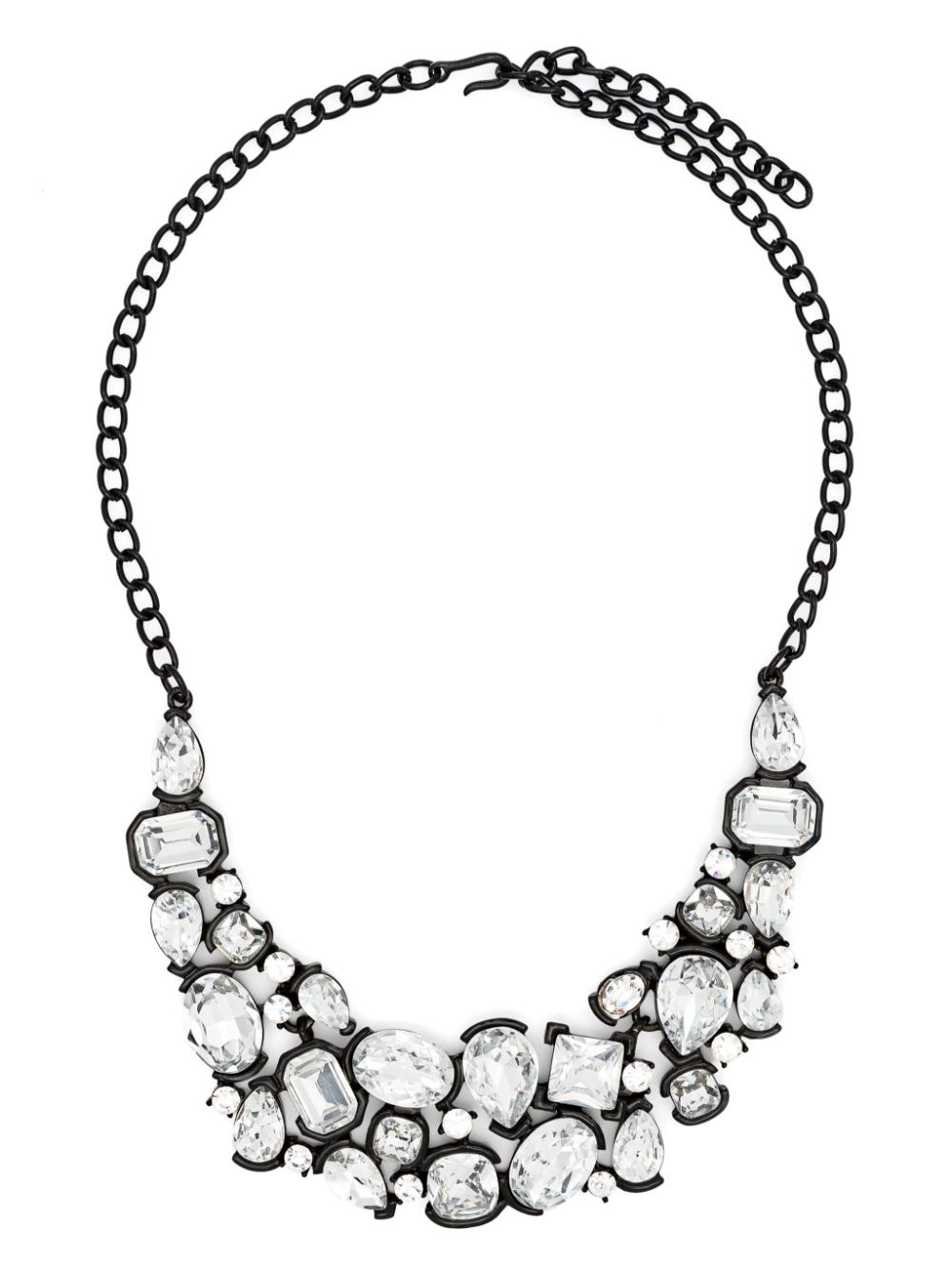 Kenneth Jay Lane Choker mit Strass - Schwarz von Kenneth Jay Lane