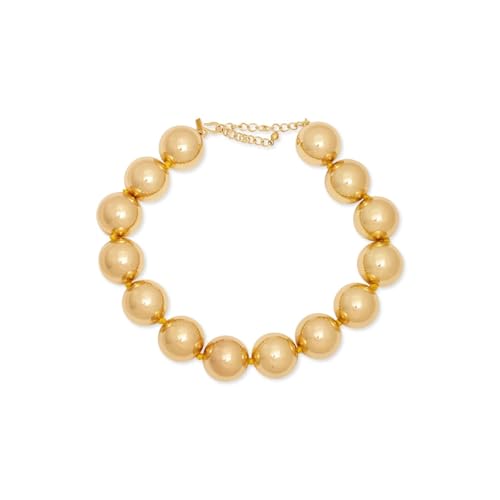 Kenneth Jay Lane Polierte Gold-Perlenketten, Large, Messing, Kein Edelstein Kenneth Jay Lane Polierte Gold-Perlenketten, Large, Messing, Kein Edelstein von Kenneth Jay Lane