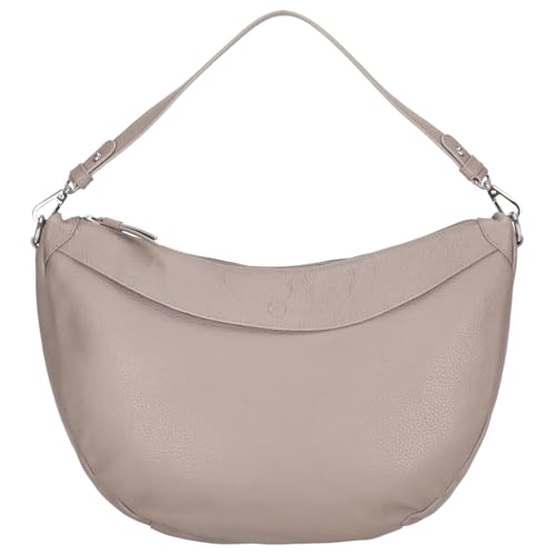 Kenorada Beuteltasche The Courbette Inkanati Moonbag | schicke Damen Umhängetasche | Echtleder | großes Hauptfach mit Reißverschluss | Steckfach innen | Reißverschlussfach außen (marble, L) von Kenorada