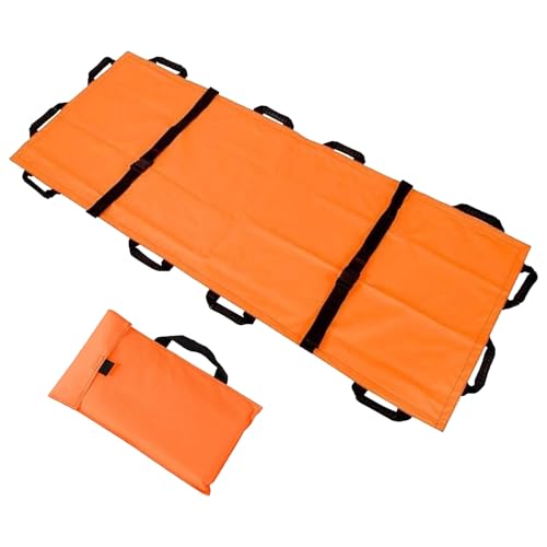 Multifunktionale Rettungstrage Tragetuch Set, Feuerwehr & Rettungsdienst Krankentrage bis 159kg, Faltbare Oxford-Trage, wasserdichte Leinwand für Notfallpatiententransport & Haushaltspflege von Kensbro