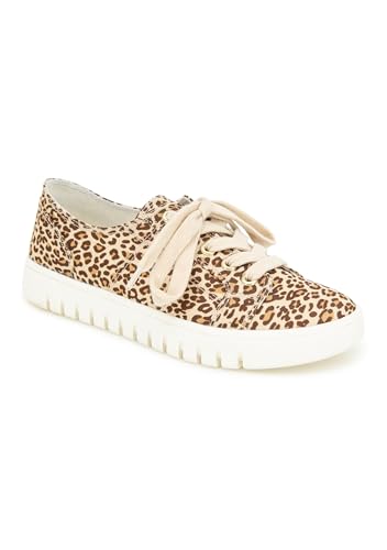 Kensie Vicky Damen-Sneaker, Leopard, 38.5 EU von kensie
