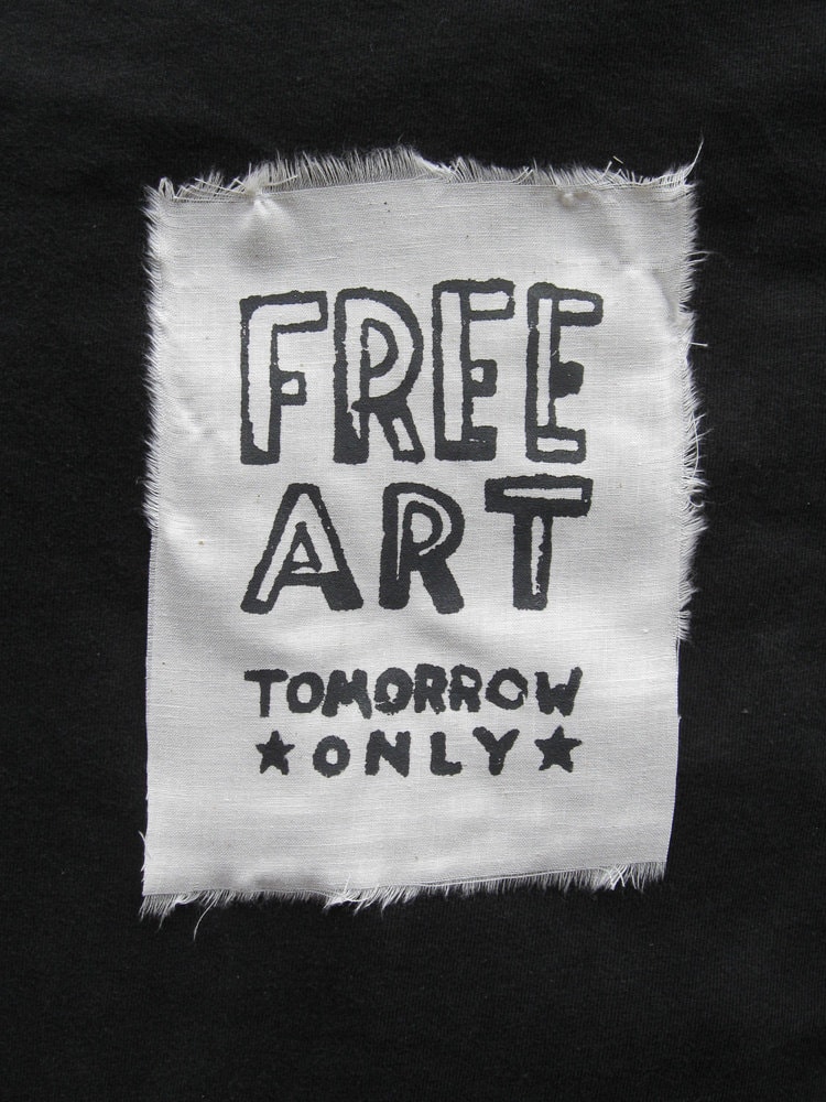 Siebdruck Aufnäher "Free Art | Tomorrow Only" Siebdruck Aufnäher "Free Art | Tomorrow Only" von KentonIllustration