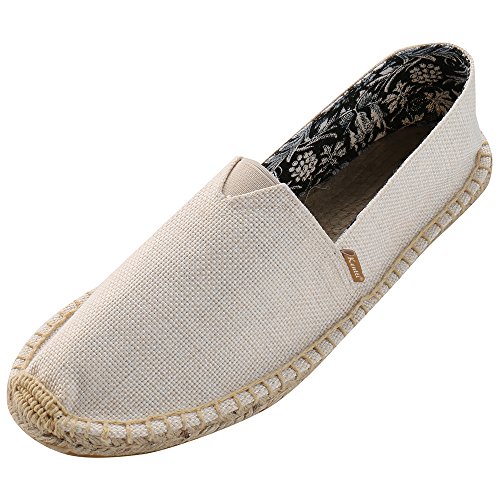 Kentti Freizeitschuhe Herren Flache Espadrilles Aprikose 43 EU von Kentti
