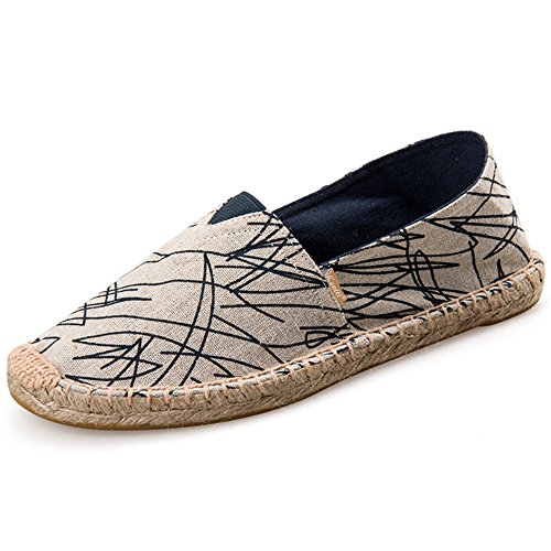 Kentti Handgefertigt Canvas Line Herren Espadrilles Blau 42 EU von Kentti