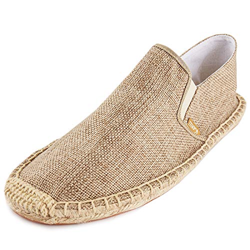 Kentti Herren Casual Canvas Slip auf flachen Espadrilles Aprikose 42 EU von Kentti