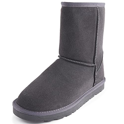 Kentti lange warme Winter-Schneestiefel für Damen Grau 40 EU von Kentti