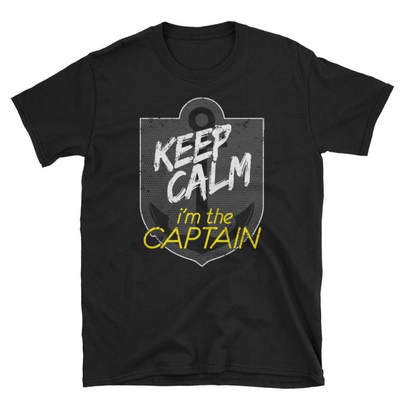 Halten Sie Ruhig Im Captain Bootfahren Shirt Lustige Boot Kapitän See Segeln von KentuckyGirlTeez