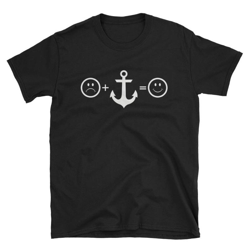 Kapitän Anker Shirt Lustige Boot Glücklich Bootfahren See von KentuckyGirlTeez