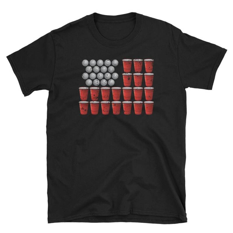 Lustige 4. Juli Shirt Trinken Bier Pong Usa Flagge Solo Tassen von KentuckyGirlTeez