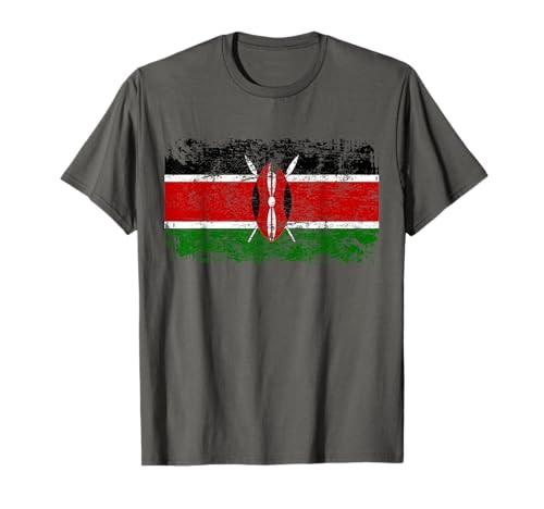 KENIA Flagge | Damen Herren Kinder KENIA T-Shirt KENIA Flagge | Damen Herren Kinder KENIA T-Shirt von Kenya Family Shop