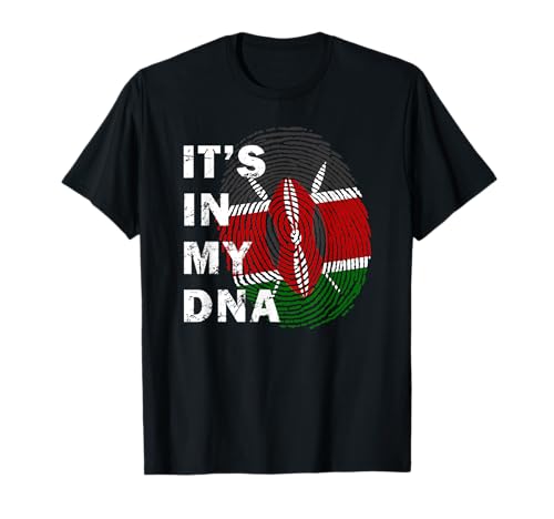 Kenya In My DNA Proud Kenya Flag Proud Kenyan Men Women Kids T-Shirt von Kenya Flag In My DNA For Proud Kenyan Men Women