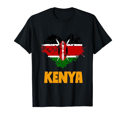 Kenia-Flagge, Outfit-Idee für Frauen und kenianische Flagge T-Shirt Kenia-Flagge, Outfit-Idee für Frauen und kenianische Flagge T-Shirt von Kenyan Flag Jamhuri Day Accessories Ideas For Kids
