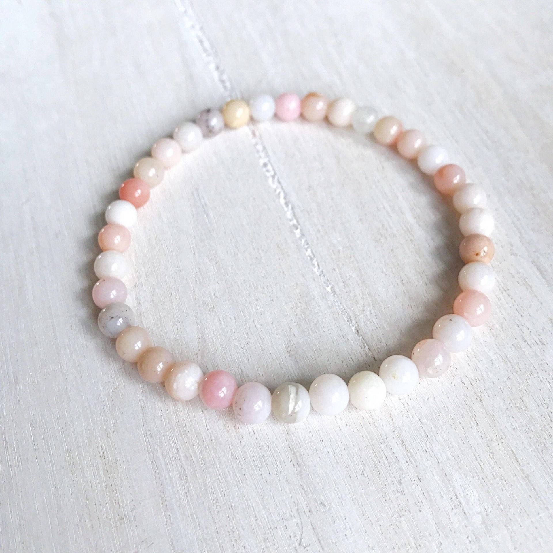 Rosa Opal 5 Mm Armband Rosa Opal 5 Mm Armband von KenzLove