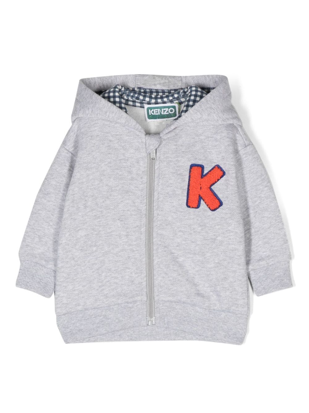 Kenzo Kids Cardigan mit Kapuze - Grau von Kenzo Kids