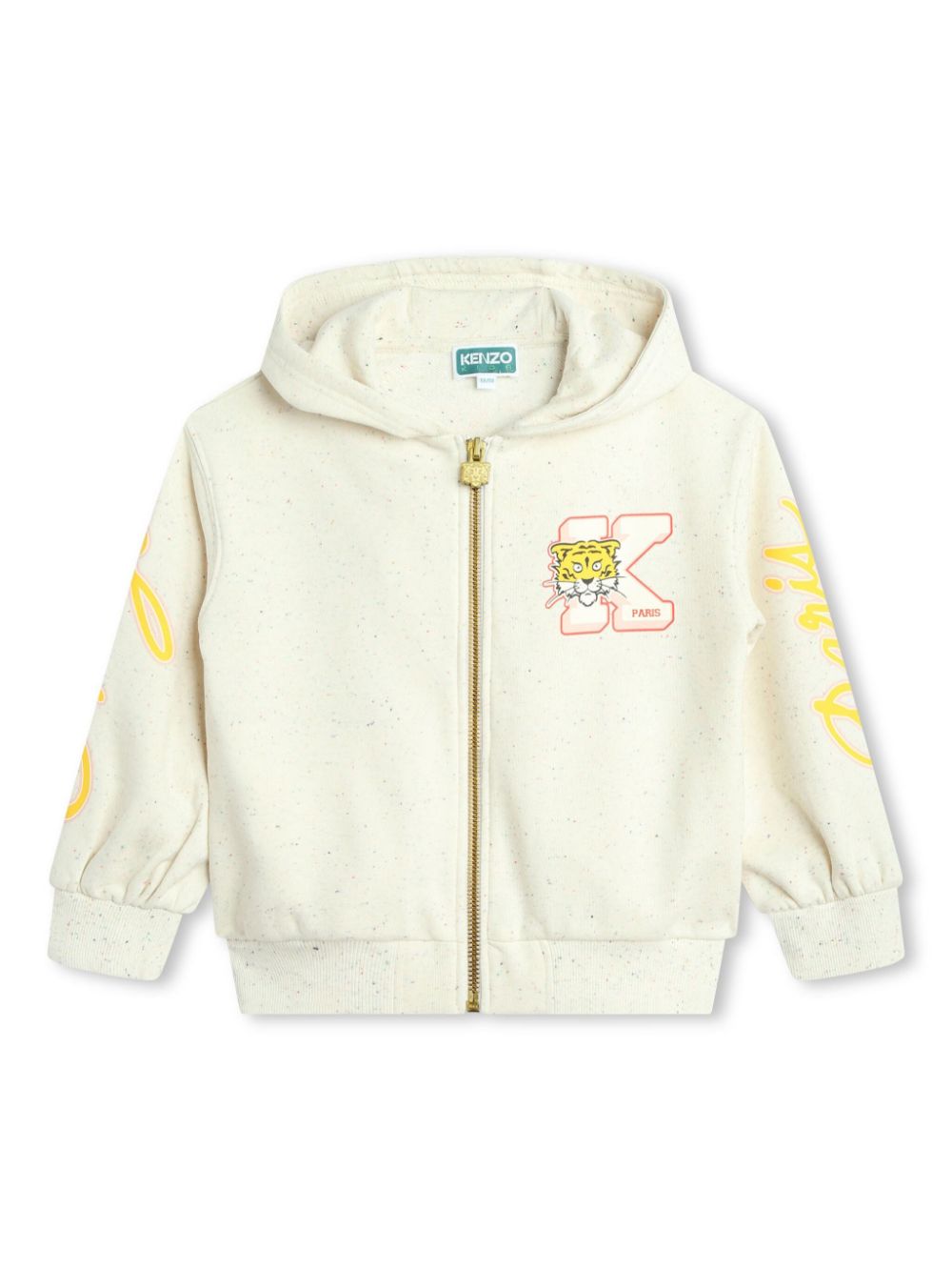 Kenzo Kids Cardigan mit Tigerkopf-Logo - Nude von Kenzo Kids