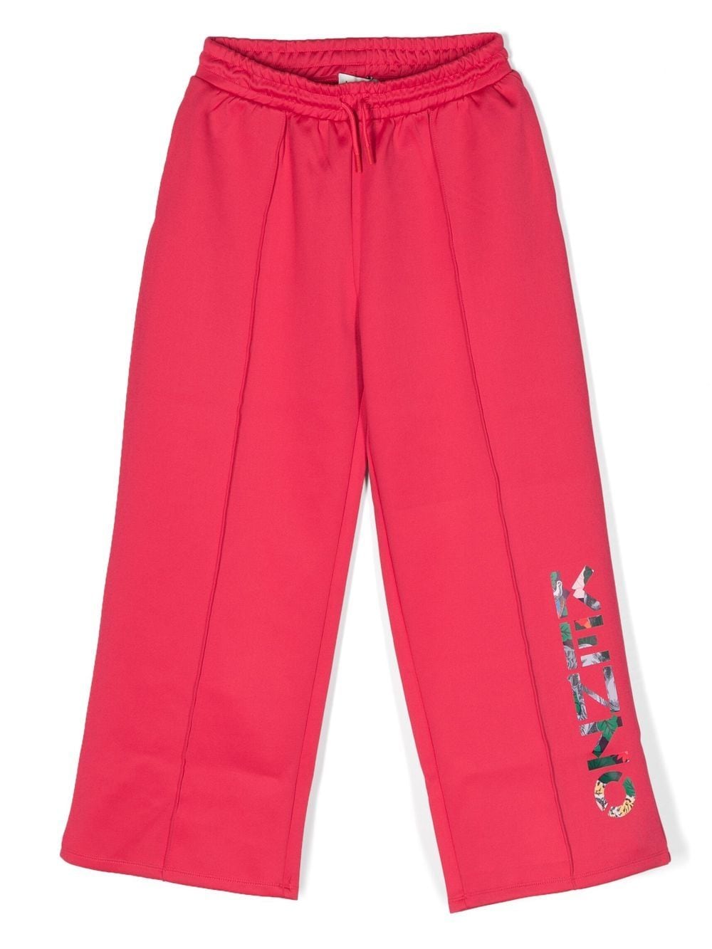 Kenzo Kids Gerade Jogginghose mit Logo-Print - Rosa von Kenzo Kids