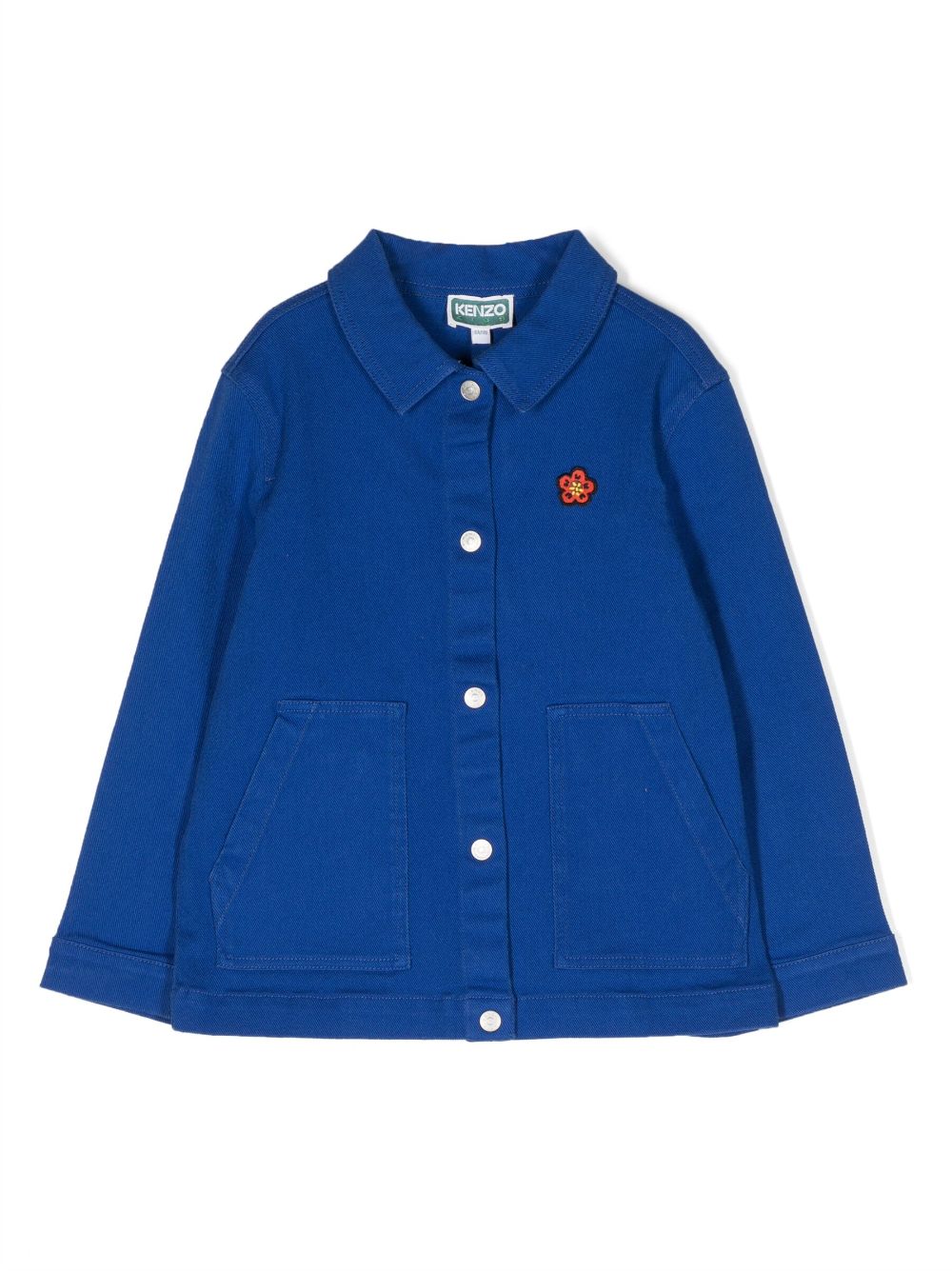 Kenzo Kids Jacke mit Logo-Stickerei - Blau von Kenzo Kids