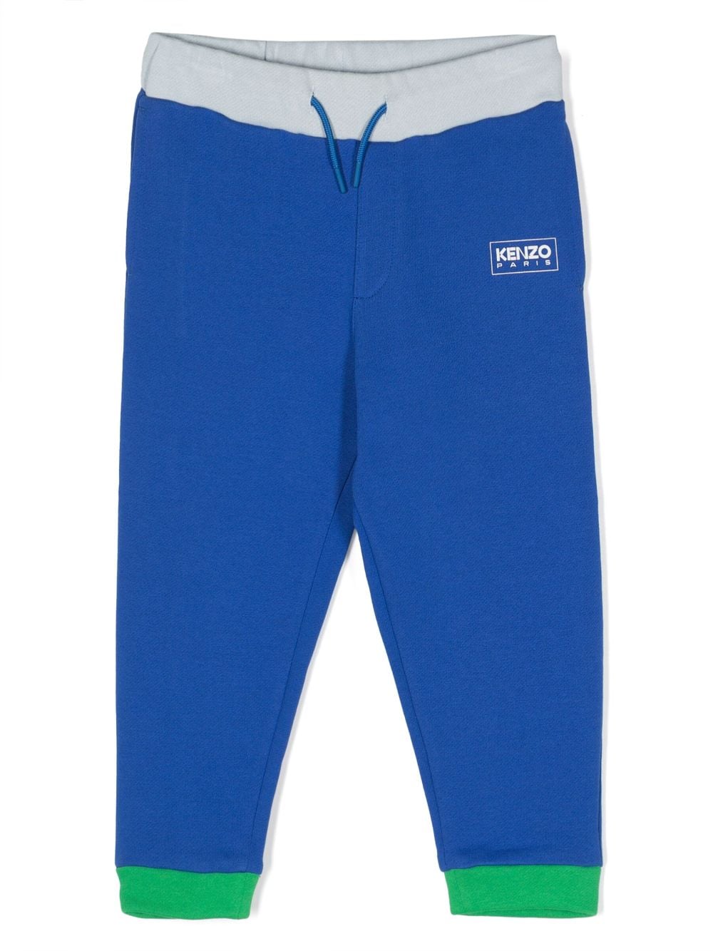 Kenzo Kids Jogginghose in Colour-Block-Optik - Blau von Kenzo Kids