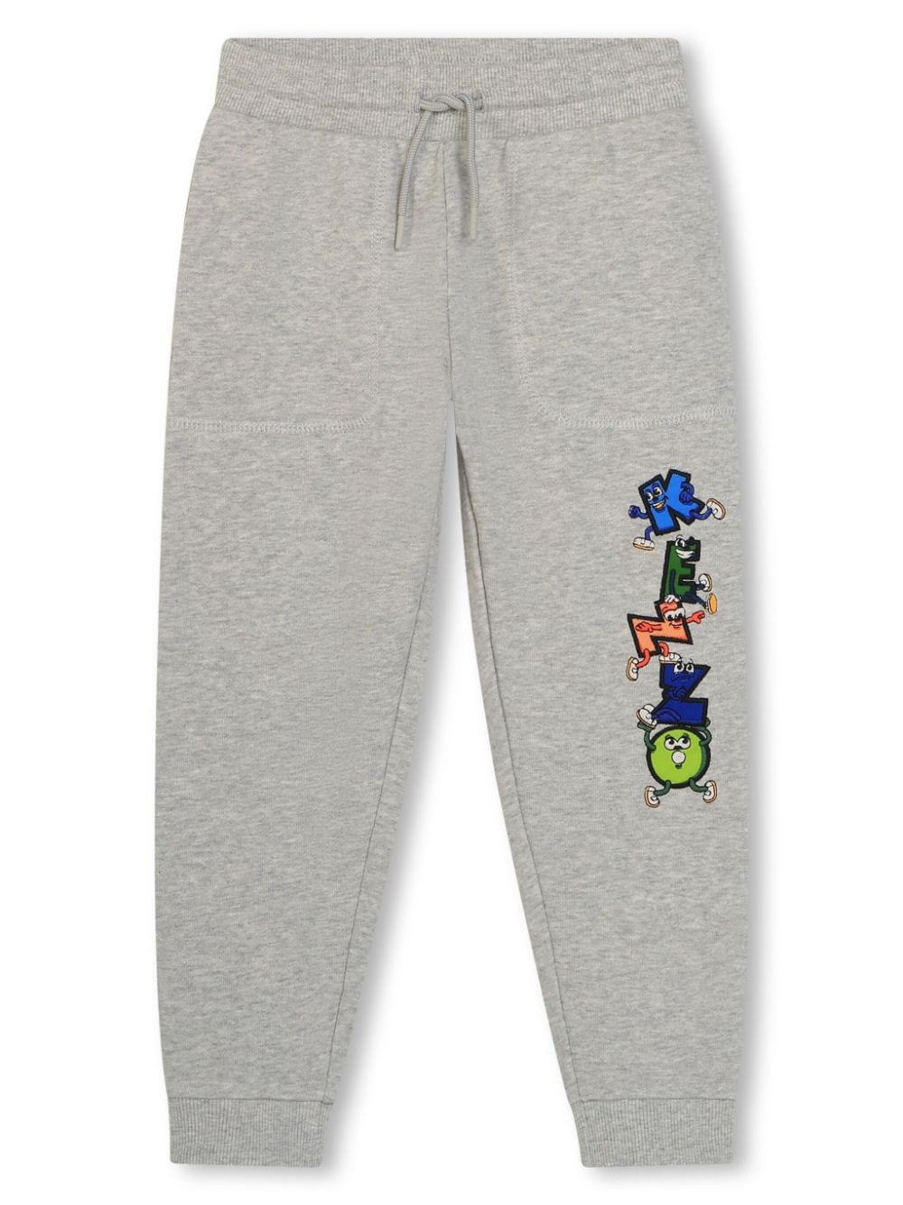 Kenzo Kids Jogginghose mit Logo-Stickerei - Grau von Kenzo Kids