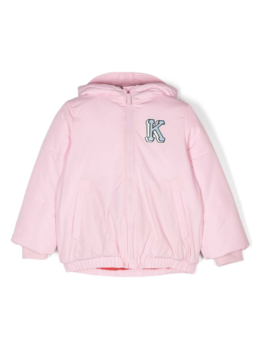 Kenzo Kids Kapuzenjacke mit Illustrations-Print - Rosa von Kenzo Kids