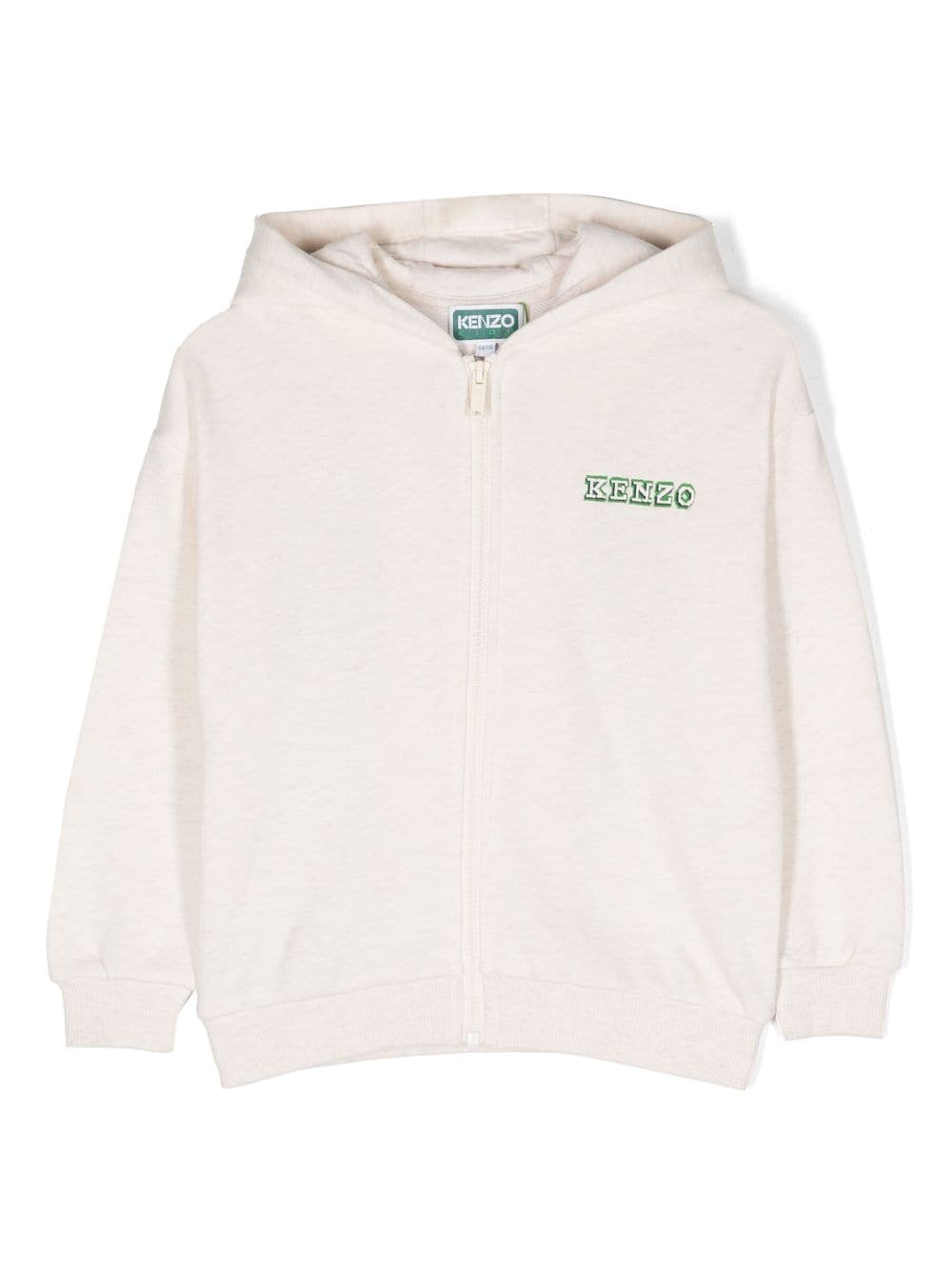 Kenzo Kids Kapuzenjacke mit Logo-Stickerei - Nude von Kenzo Kids